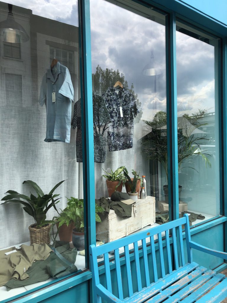 men's clothing window display