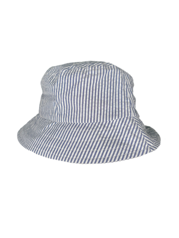 Bucket Hat - White/Indigo
