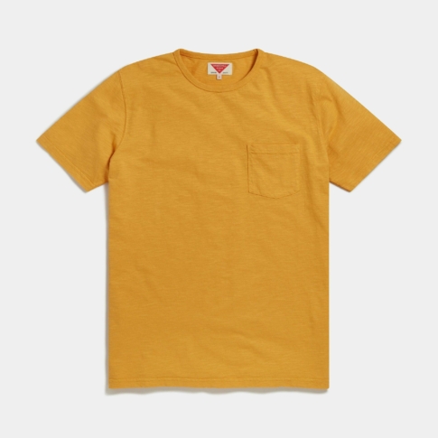 Organic Cotton Slub T-Shirt - Yellow