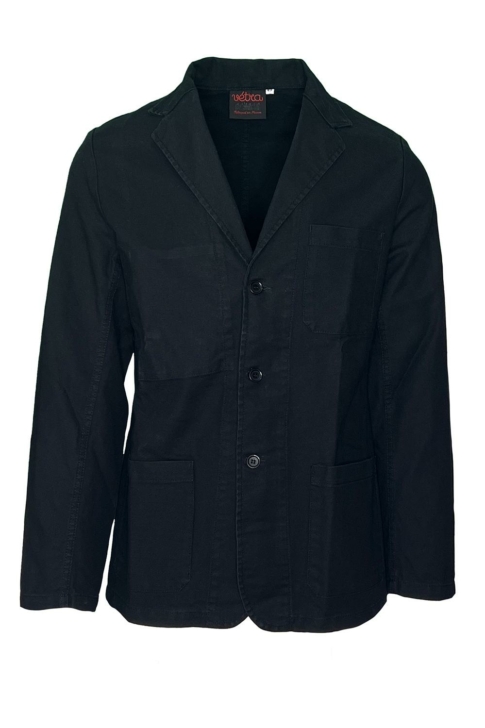 Workwear Organic Twill Blazer - Black
