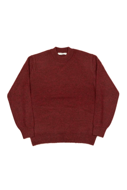 C/N Knit Sweater - Wine Red