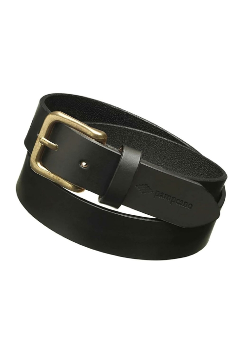Black Leather Belt - Nieto